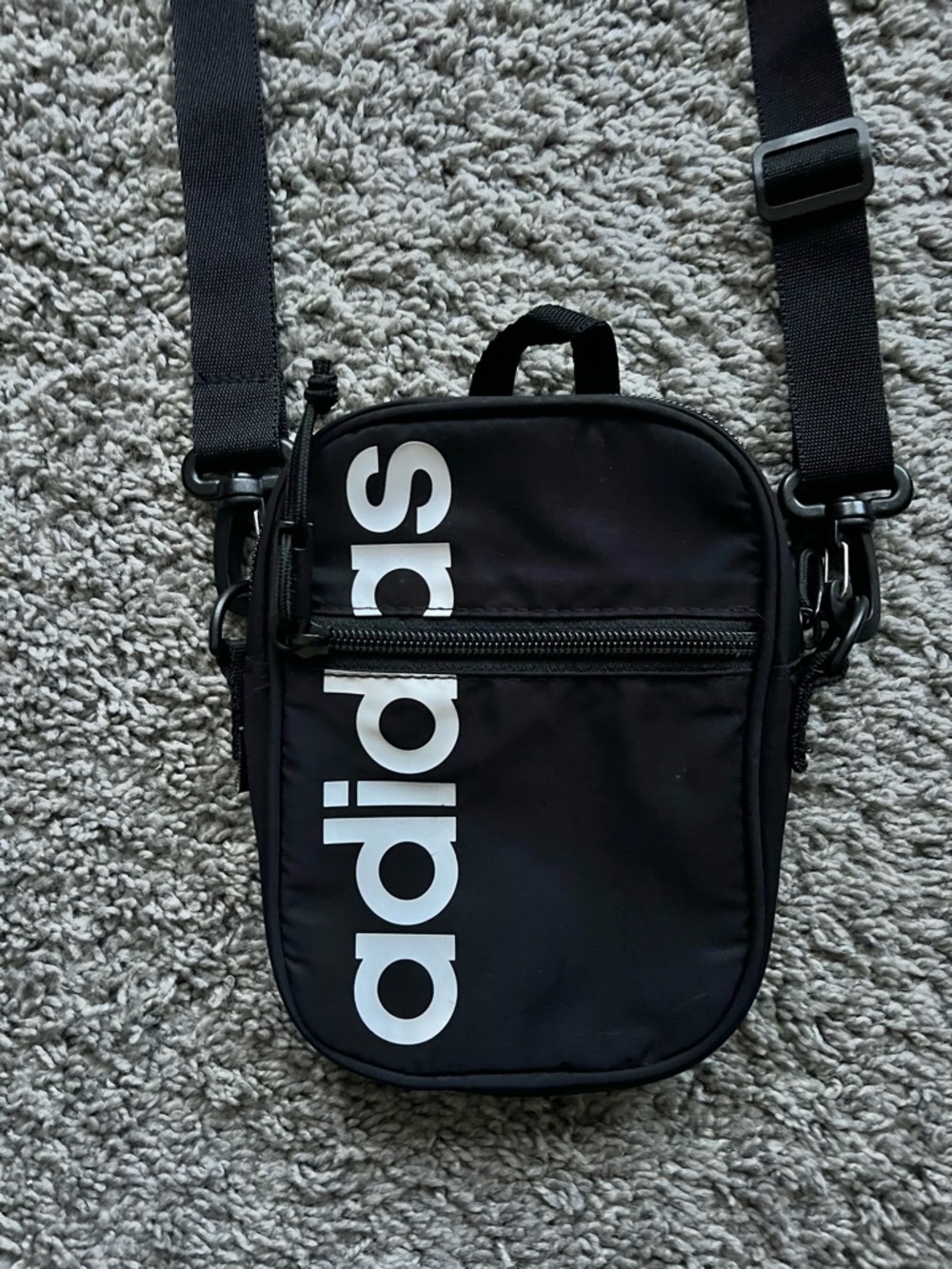 adidas Black Compact Crossbody Bag